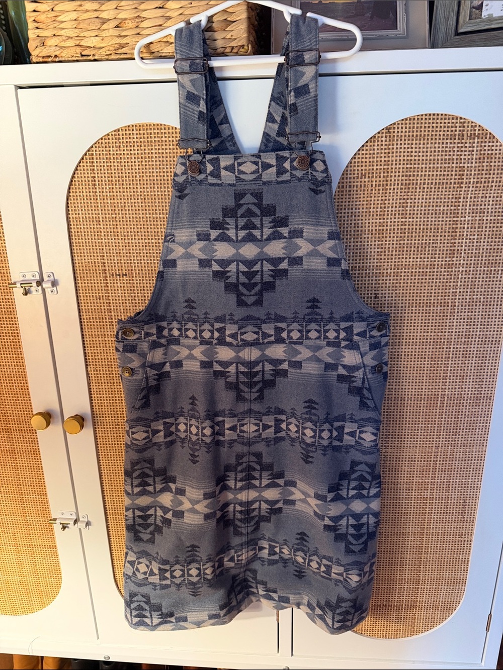Pendleton Patterned Overall Dress